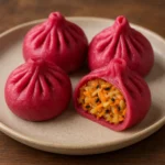 Beetroot Delight Dumpling