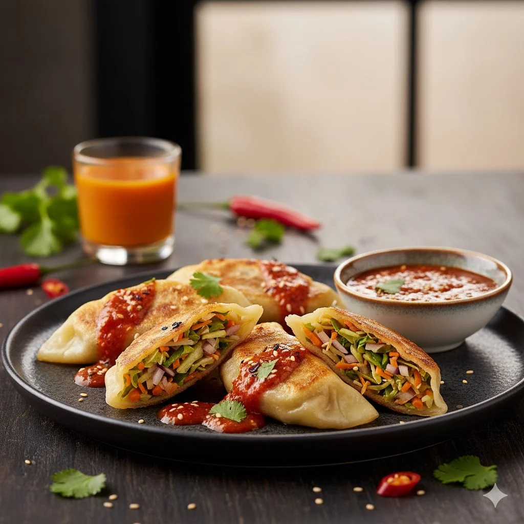 Mixed Veg Fusion Dumpling